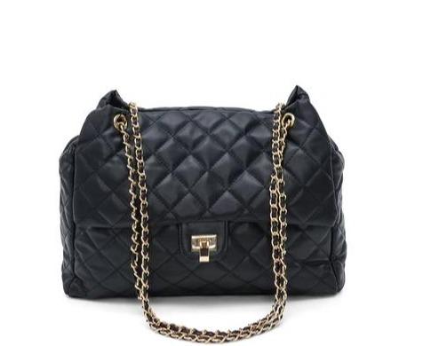 BC Quilted Shoulder Handbag