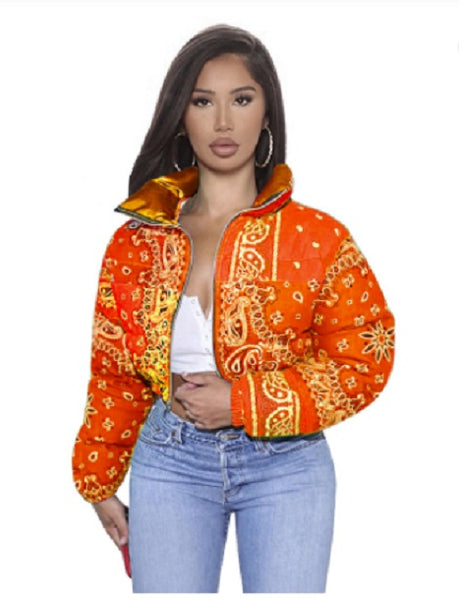 Women's Puff Bandana Jacket