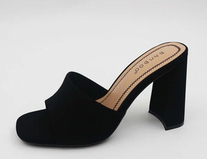 Bamboo Women's Open Toe Fashion Chunky Heel Sandal