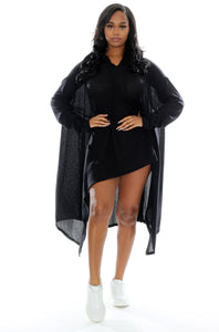 Pullover Poncho Hoodie