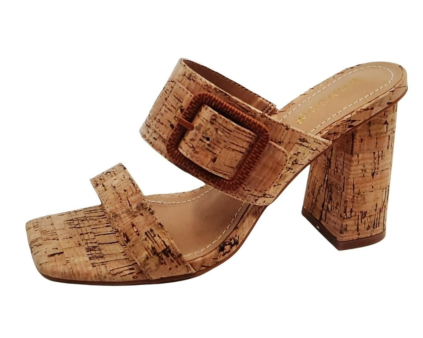Bamboo UNTOLD-18 Women Block Heel Double Strap Sandals